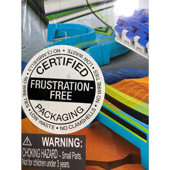 Power Treads All terrain Glow In The Dark 70 Piece Courses Tracks New Damaged Bx - Picture 8 of 10